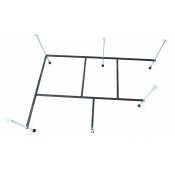Каркас сварной к ванне Royal Bath Alpine 150 RB819100K
